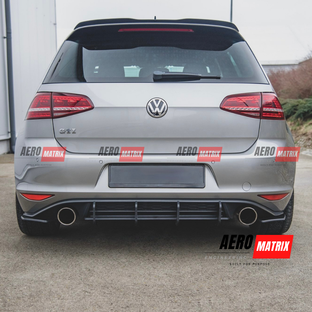 Volkswagen Golf Mk7 GTI / R Line 2013–2017 Rear Diffuser