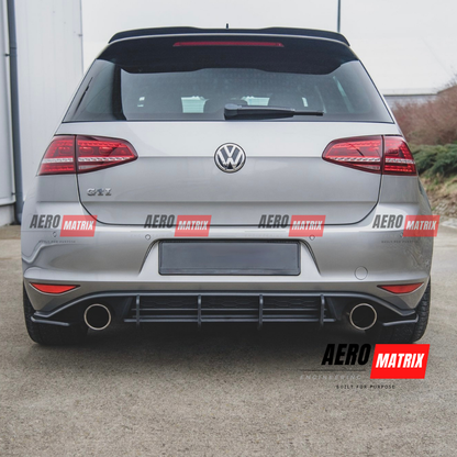 Volkswagen Golf Mk7 GTI / R Line 2013–2017 Rear Diffuser