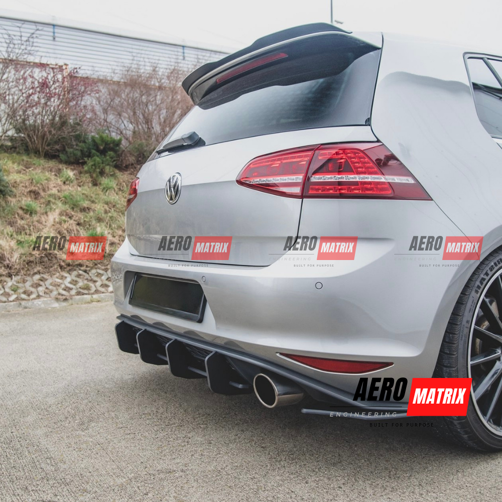 Volkswagen Golf Mk7 GTI / R Line 2013–2017 Rear Diffuser