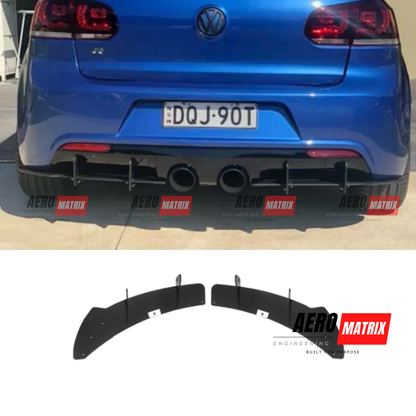 Volkswagen Golf Mk6 R 2009–2013 Rear Diffuser