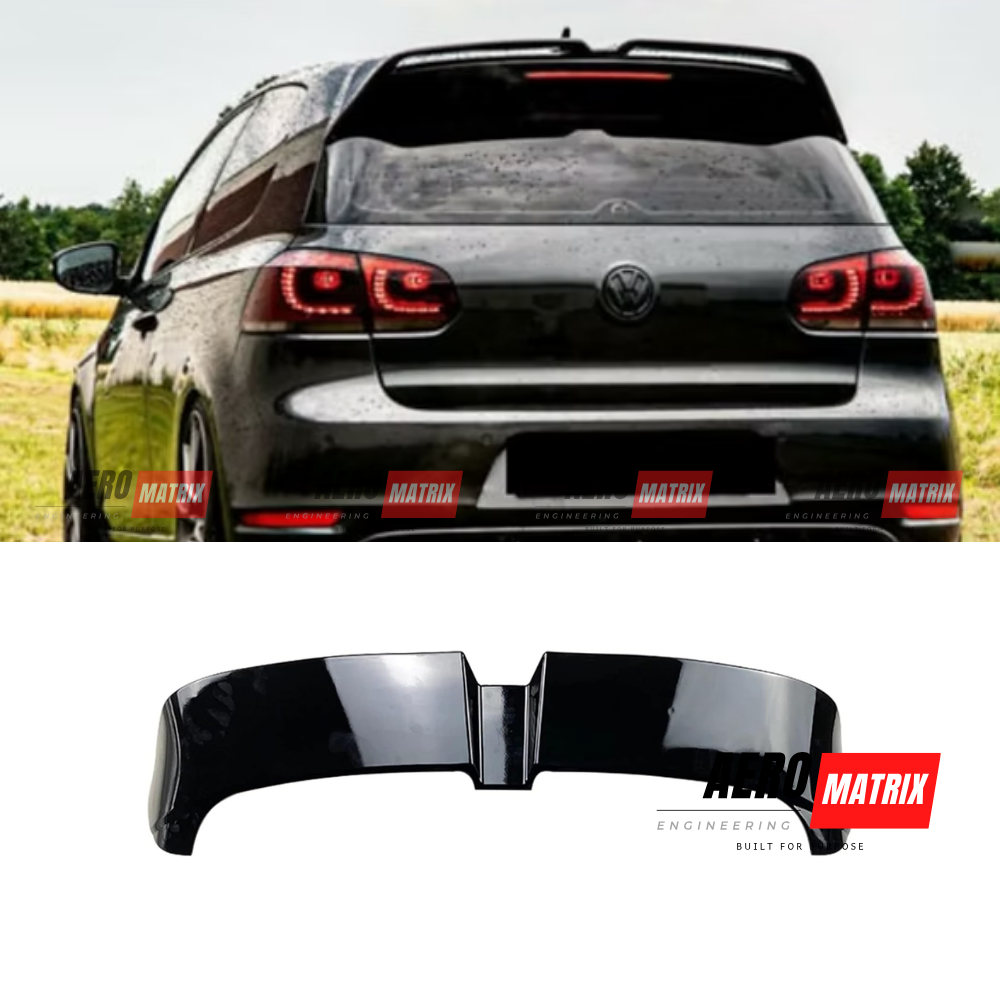 Volkswagen Golf Mk6 Oettinger Style Rear Spoiler (Gloss Black)