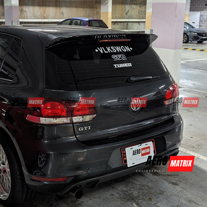 Volkswagen Golf Mk6 Revosport Style Rear Spoiler (Gloss Black)