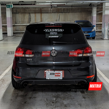 Volkswagen Golf Mk6 Revosport Style Rear Spoiler (Gloss Black)