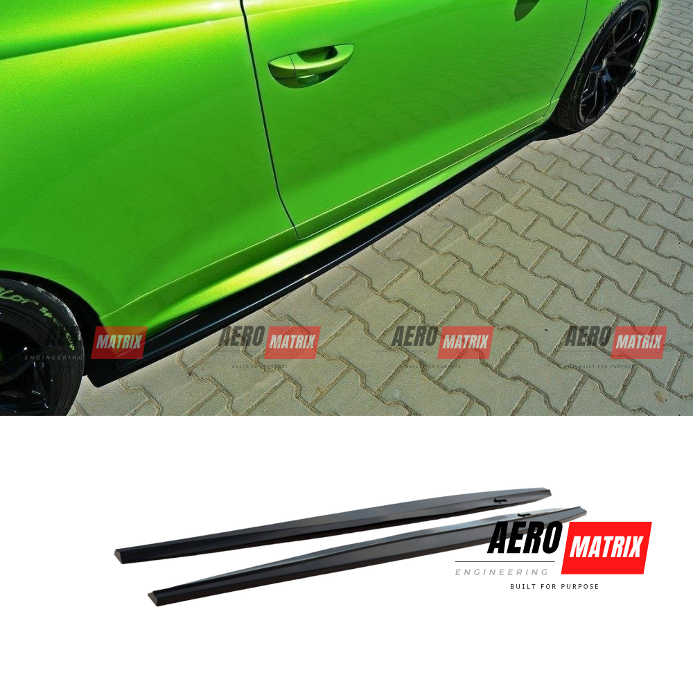 Volkswagen Scirocco R 2008–2016 Side Skirting – Gloss Black