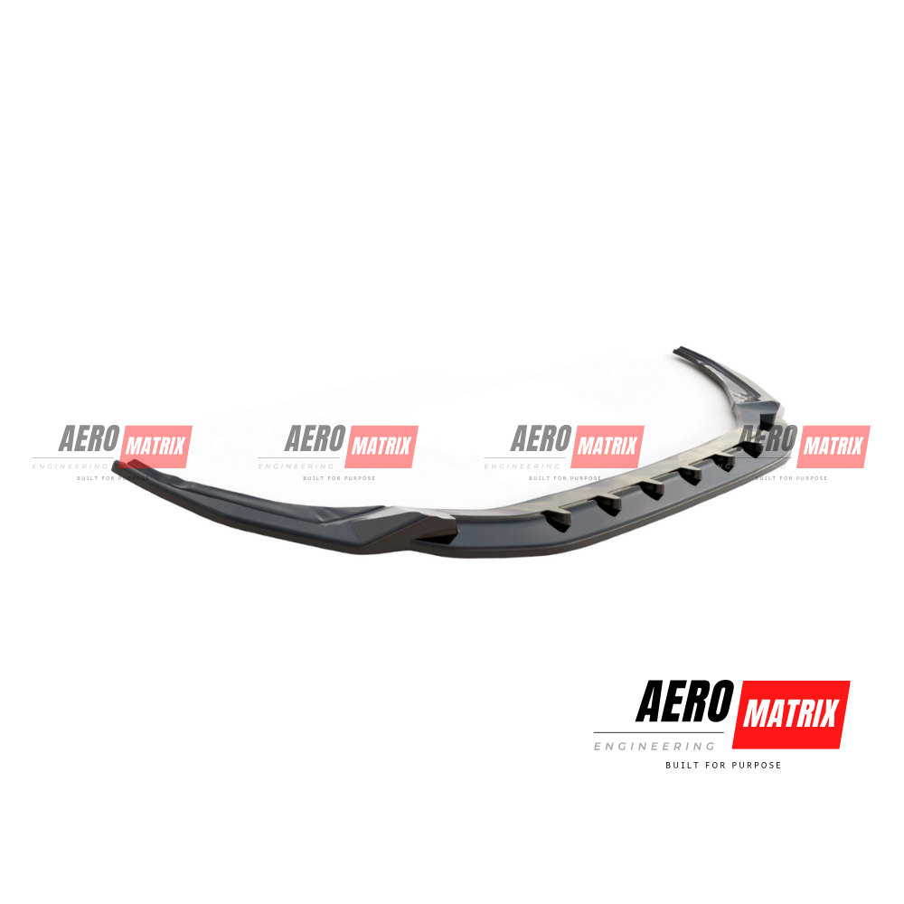 Audi S3 8V 2021–2024 Hatch Front Lip – Gloss Black