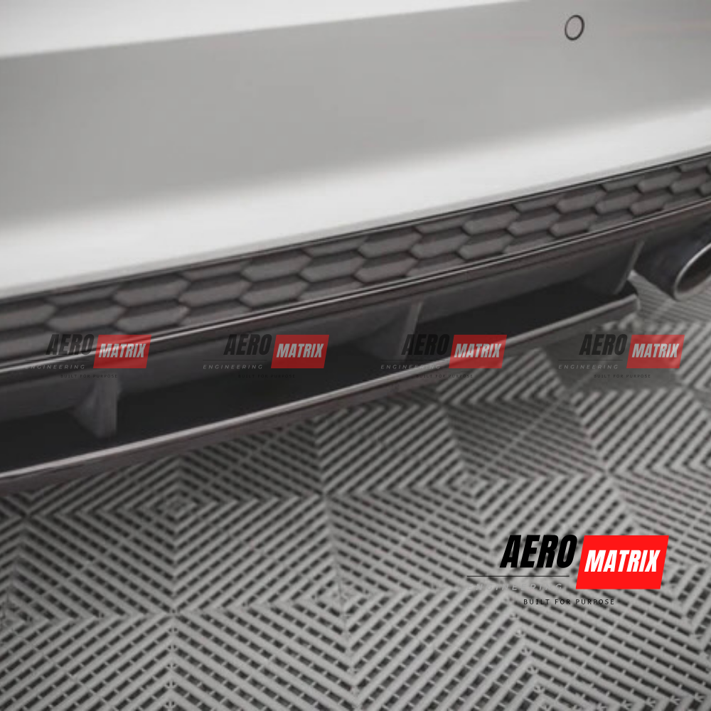Audi S3 8V 2021–2024 Hatch Rear Diffuser (Gloss Black)