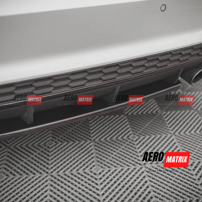 Audi S3 8V 2021–2024 Hatch Rear Diffuser (Gloss Black)
