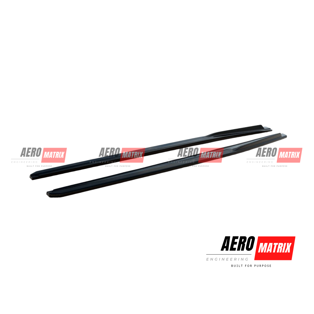 Audi RS3 8V 2017–2020 Facelift Hatchback Side Skirting (Gloss Black)