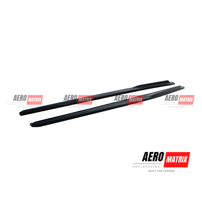 Audi RS3 8V 2017–2020 Facelift Hatchback Side Skirting (Gloss Black)