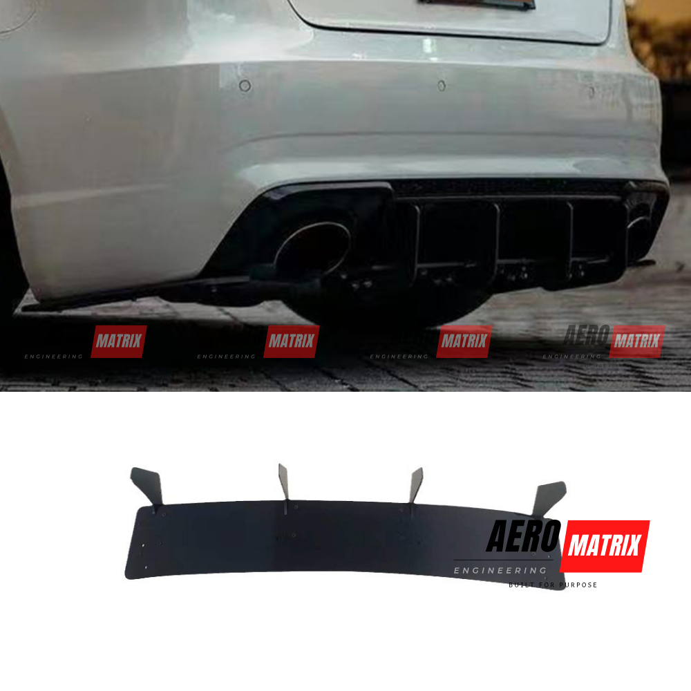 Audi RS3 8V 2017–2020 Facelift Hatchback Rear Diffuser (Gloss Black)