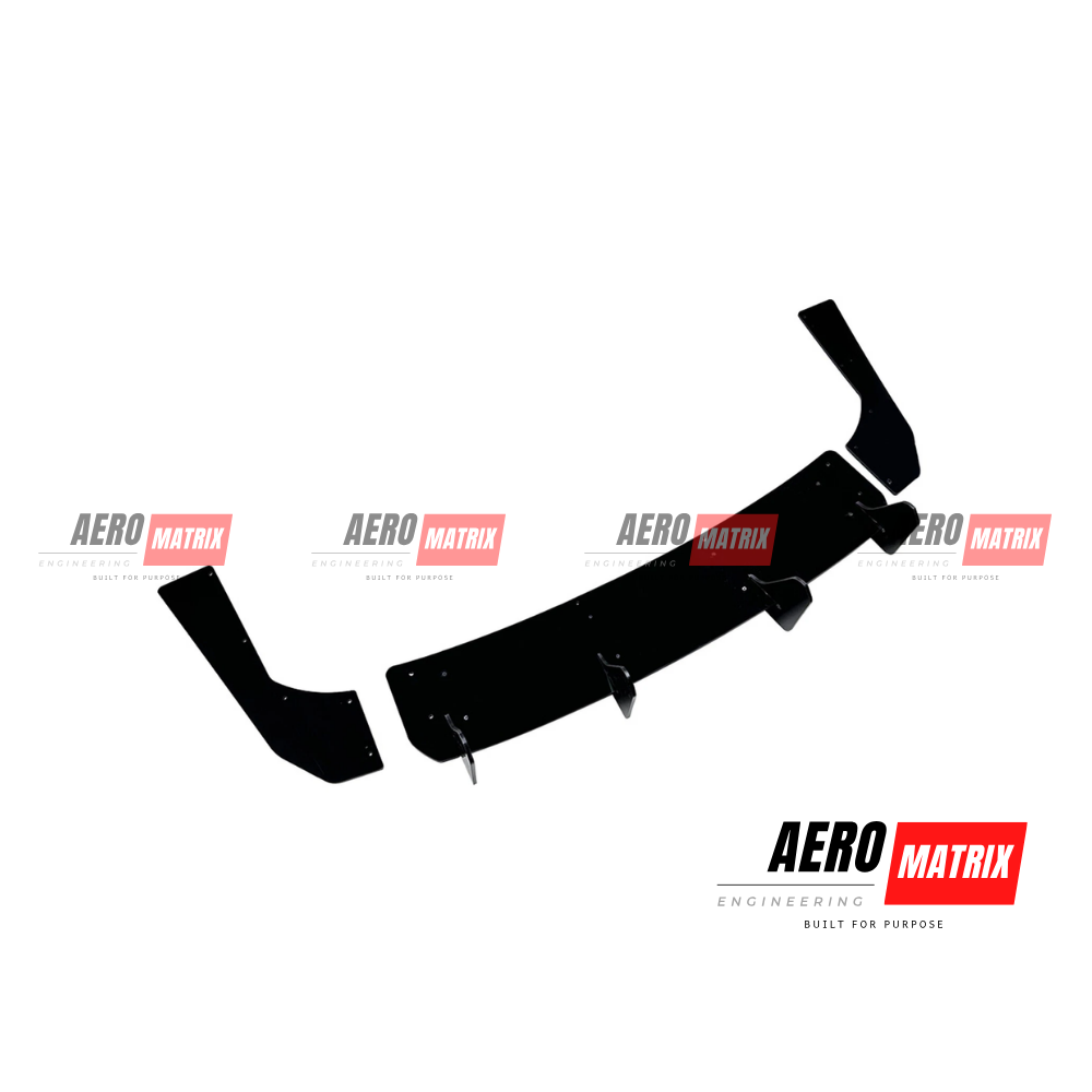 Audi RS3 8V 2017–2020 Facelift Hatchback Rear Diffuser – Gloss Black