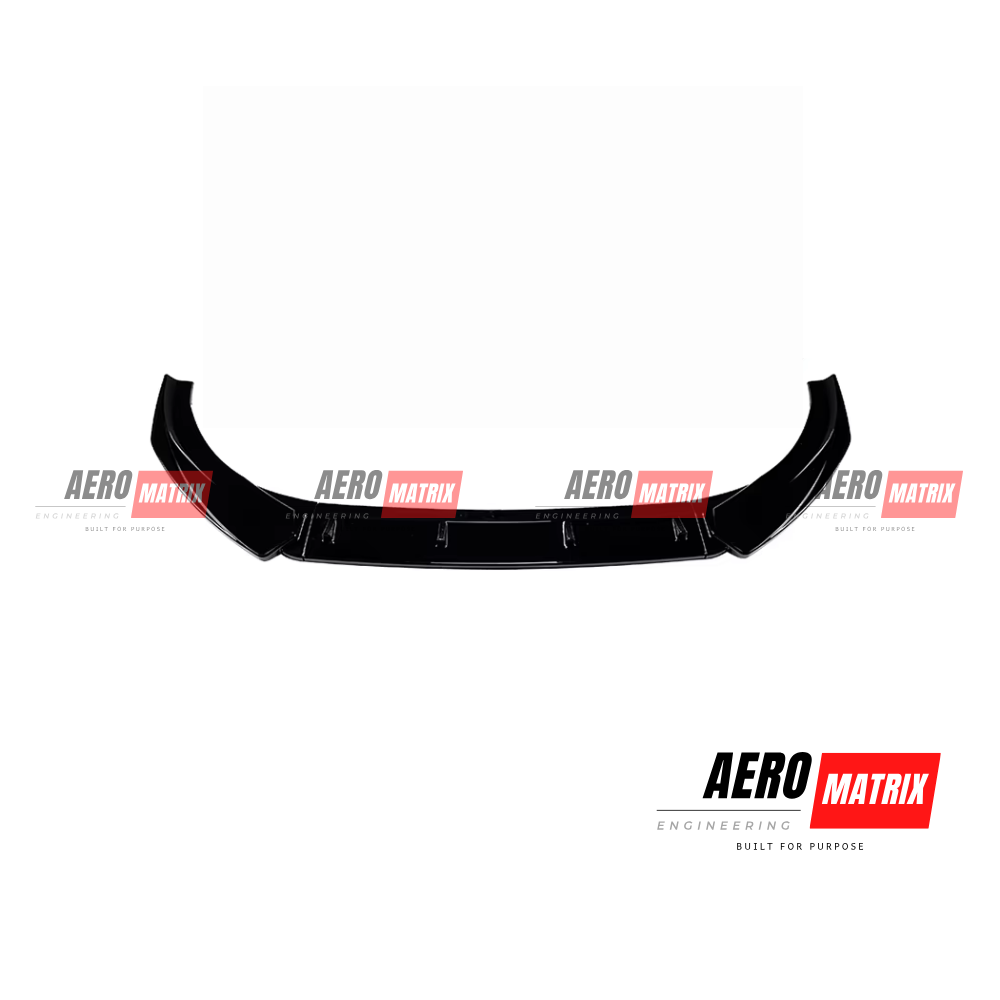 Audi A3 S-Line S3 8V 2017–2020 Facelift Sedan Front Lip (Gloss Black)