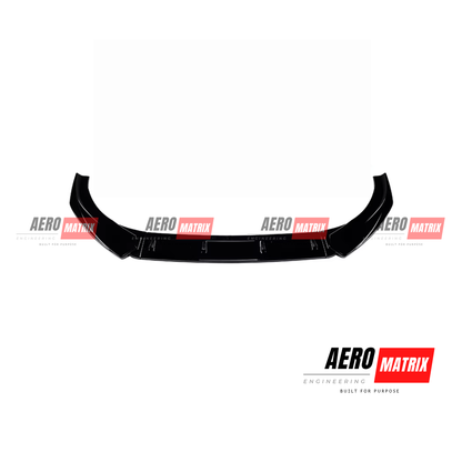 Audi A3 S-Line S3 8V 2017–2020 Facelift Sedan Front Lip (Gloss Black)