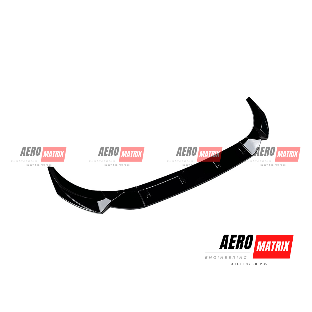 Audi A4 S4 B9.5 S Line 2020–2024 Pre-Facelift Front Lip – Gloss Black