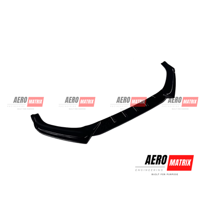 Audi A4 S4 B9.5 S Line 2017–2019 Facelift Front Lip – Gloss Black