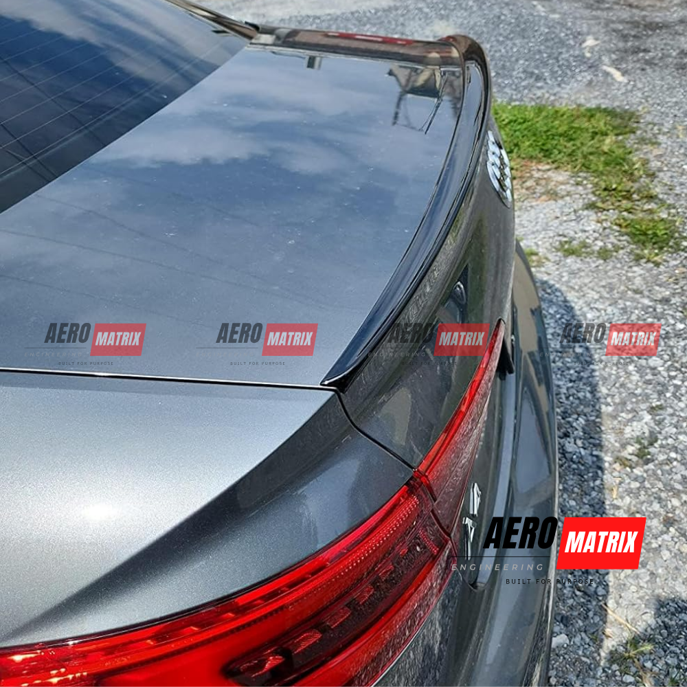 Audi A4 S4 B9.5 S Line 2017–2024 Rear Spoiler (Gloss Black)