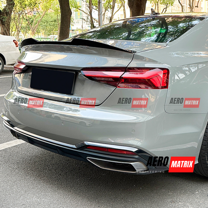 Audi A5 F5 S Line S5 2017–2024 Rear Spoiler (Gloss Black)