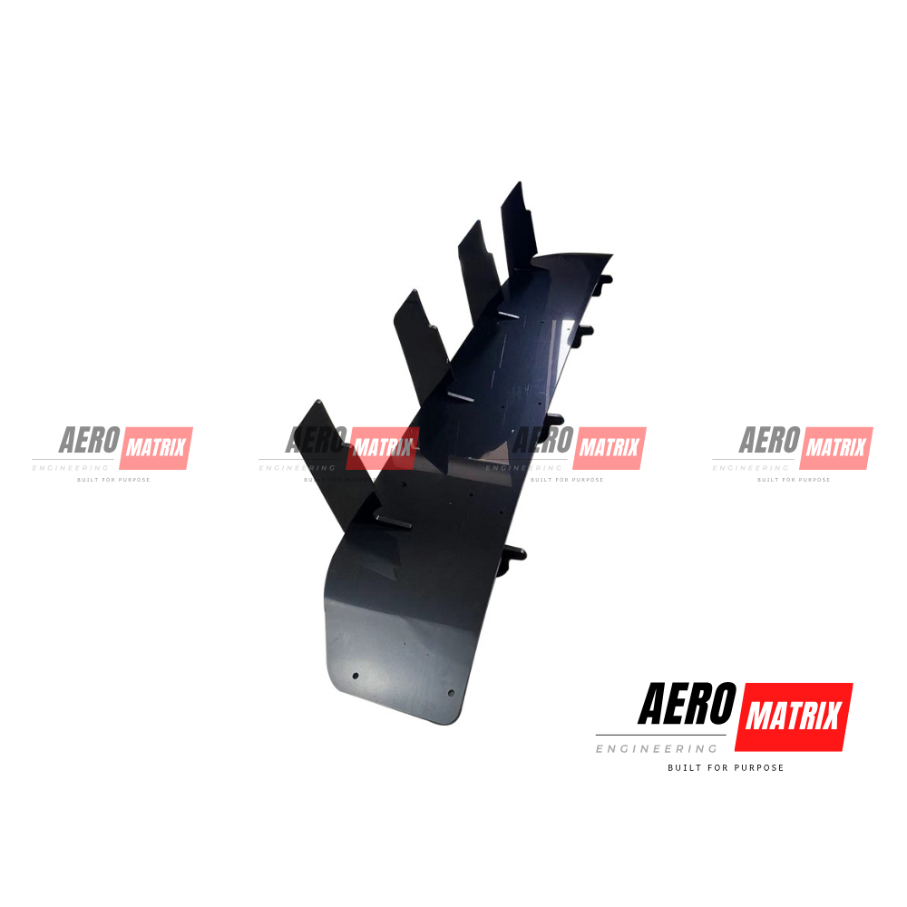 Audi RS7 2020+ Rear Diffuser – Gloss Black