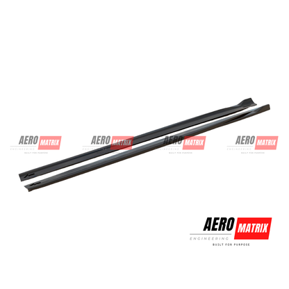 Mercedes-Benz W177 A-Class 2019+ Hatch Side Skirting – Gloss Black