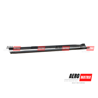 Mercedes-Benz W177 A-Class 2019+ Hatch Side Skirting (Gloss Black)