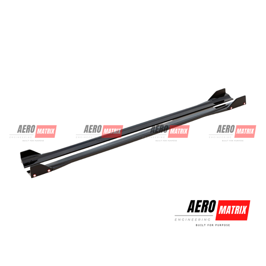 Mercedes-Benz W177 A-Class 2019+ Hatch Side Skirting – Gloss Black