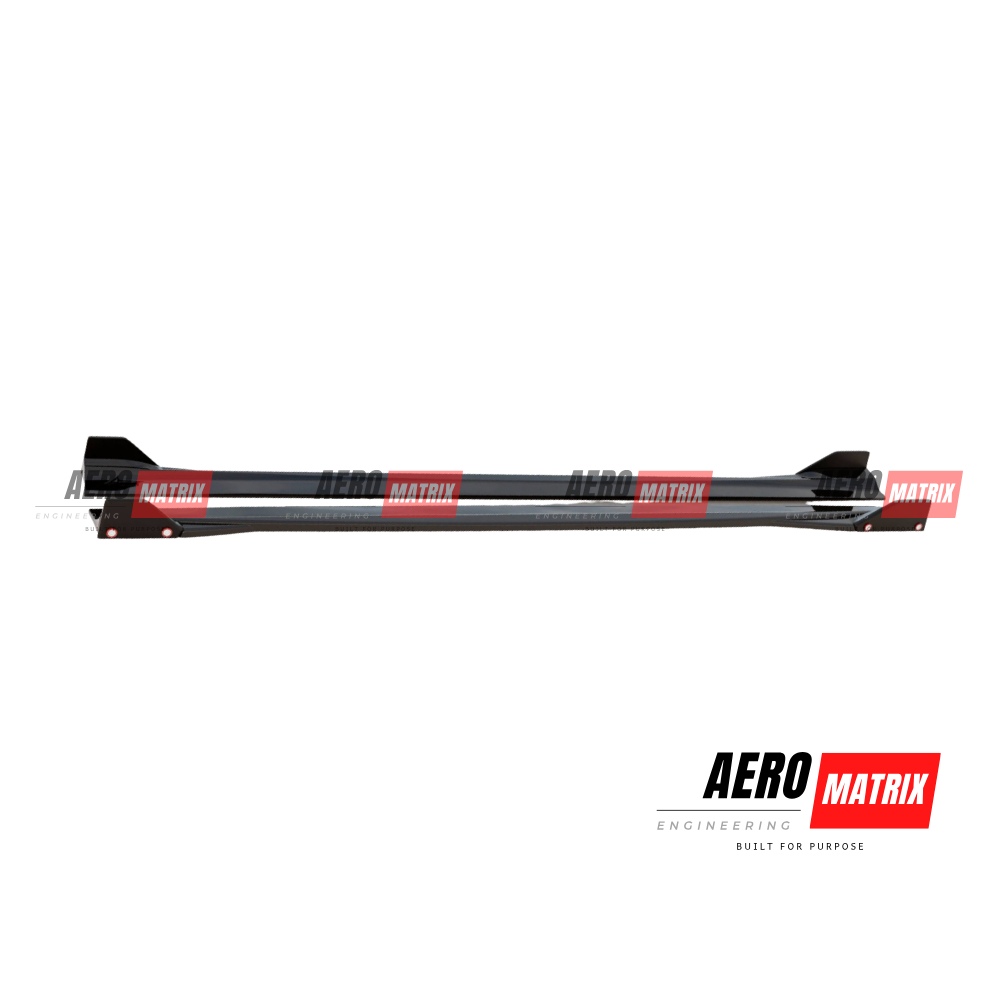 Mercedes-Benz W177 A-Class 2019+ Hatch Side Skirting (Gloss Black)