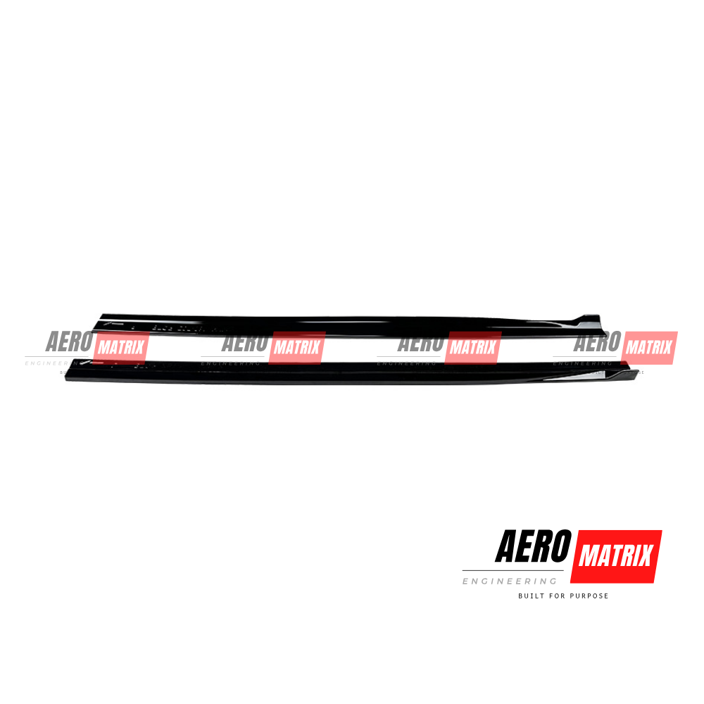 Mercedes-Benz W177 A-Class 2019+ Hatch Side Skirting – Gloss Black