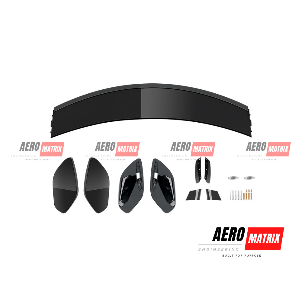 Mercedes-Benz W177 A-Class 2019+ Hatch Rear Spoiler – Gloss Black