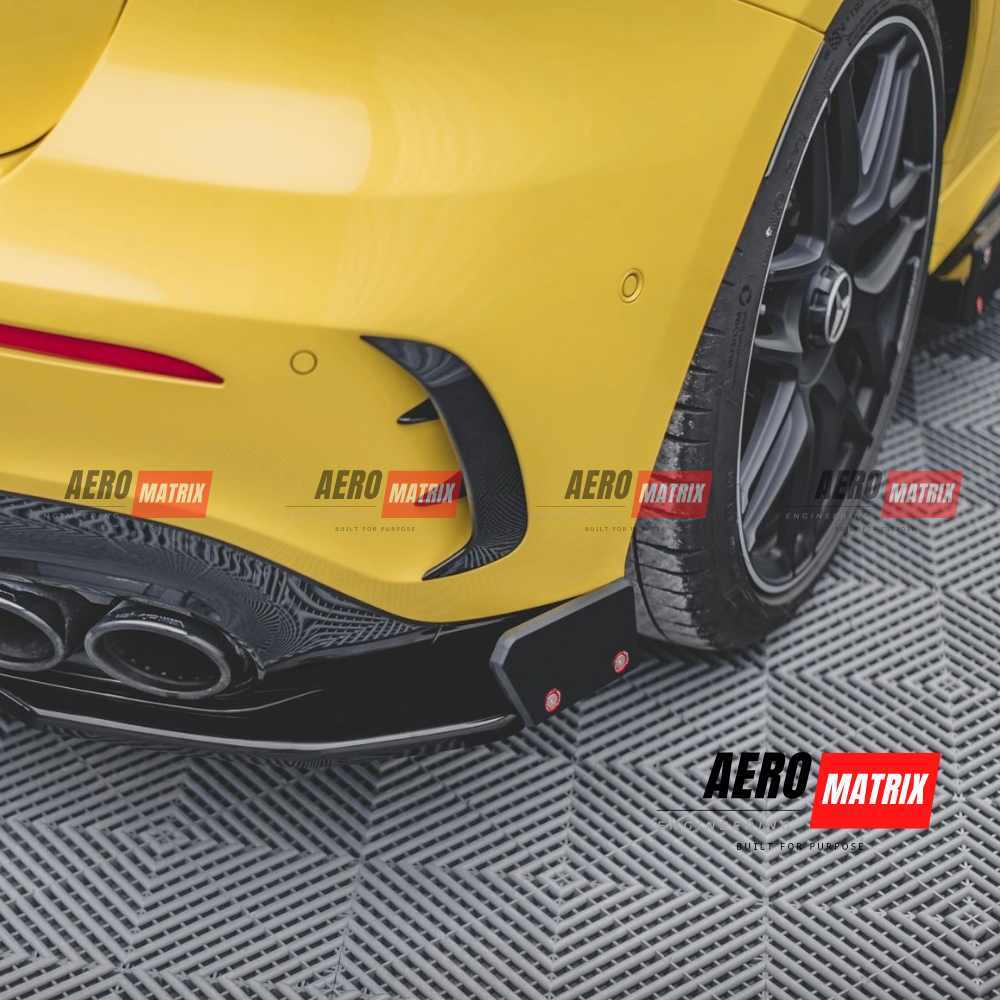 Mercedes-Benz W177 A-Class 2019+ Hatch Rear Trim Accessories (Gloss Black)