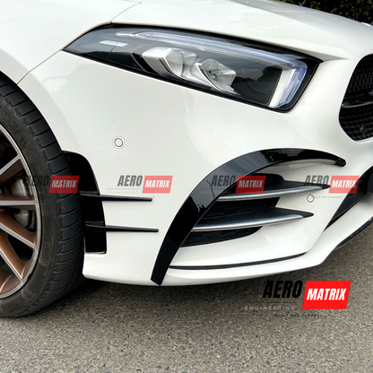 Mercedes-Benz W177 A180 A200 Front Trim Accessories (Gloss Black)