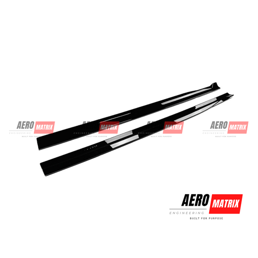 Mercedes A Class V177 Sedan  Side Skirting – Gloss Black