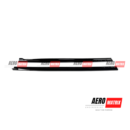 Mercedes A Class V177 Sedan Side Skirting (Gloss Black)