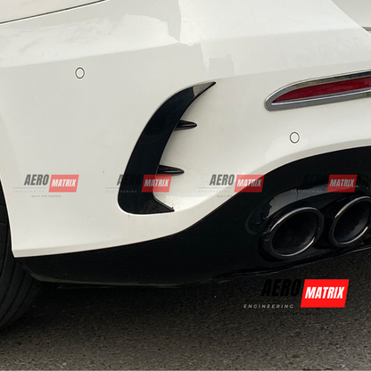 Mercedes-Benz W177 A-Class 2019+ Hatch Rear Trim Accessories (Gloss Black)