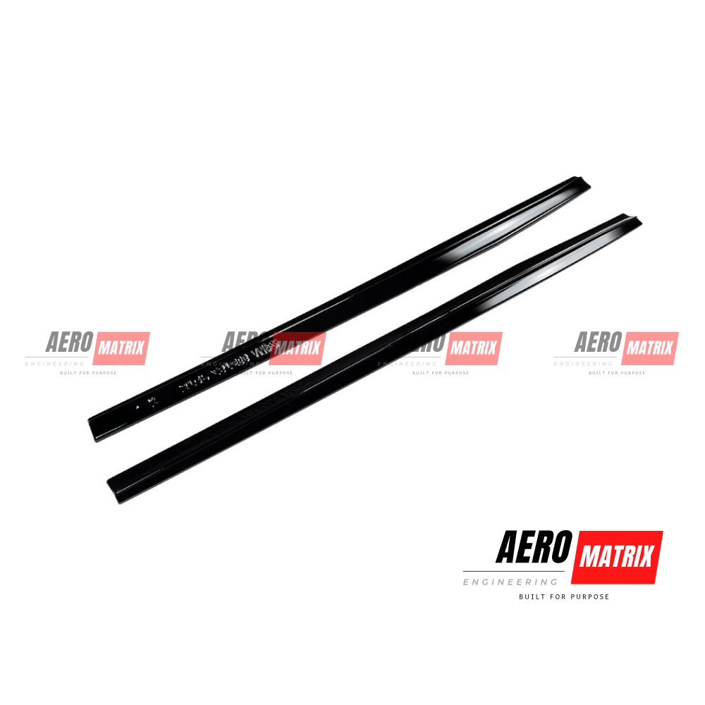 Mercedes-Benz A Class W176 Hatchback 2013–2018 Side Skirting (Gloss Black)