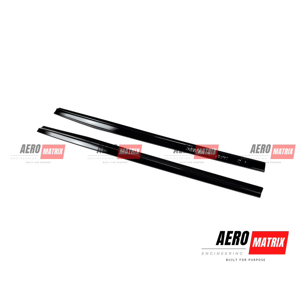 Mercedes-Benz A Class W176 Hatchback 2013–2018 Side Skirting (Gloss Black)