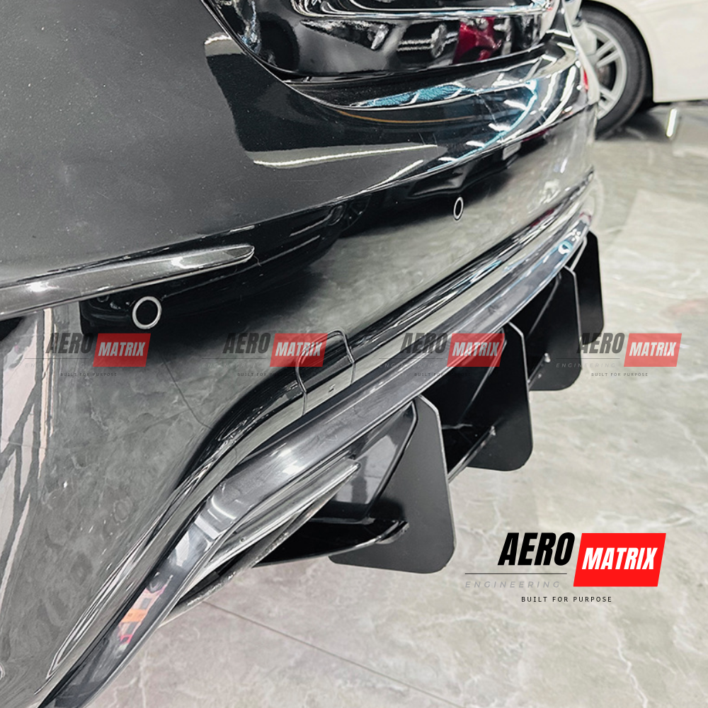 Mercedes-Benz A45 AMG 2013–2018 Rear Diffuser (Gloss Black)