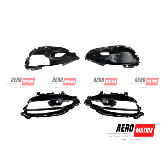 Mercedes-Benz A45 AMG 2016–2018 Fog Scoop (Gloss Black)