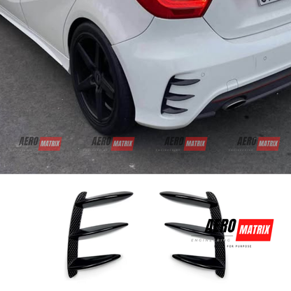 Mercedes-Benz A Class W176 A200 / A250 2013–2018 Rear Trim (Gloss Black)