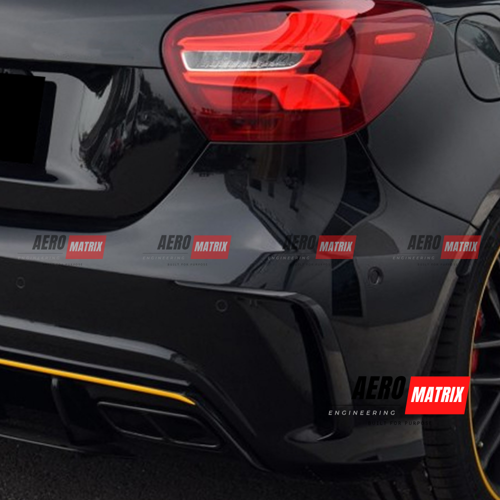 Mercedes-Benz A Class W176 A200 / A250 2013–2018 Rear Trim (Gloss Black)