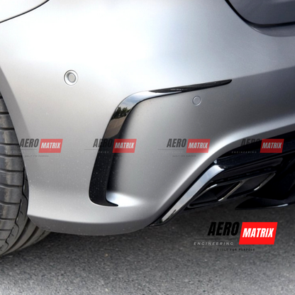 Mercedes-Benz A Class W176 A200 / A250 2013–2018 Rear Trim (Gloss Black)