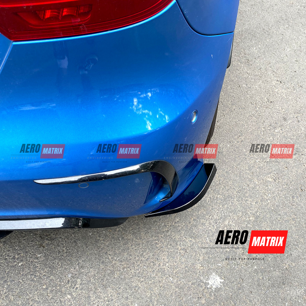 Mercedes-Benz A Class W176 2013–2018 Rear Splatter (Gloss Black)