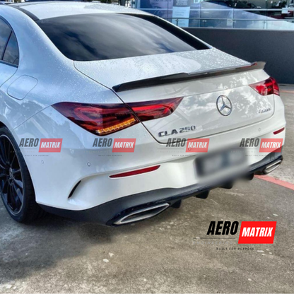 Mercedes CLA C118 35 CLA 45 2020+ 2019+ Rear Spoiler (Gloss Black)