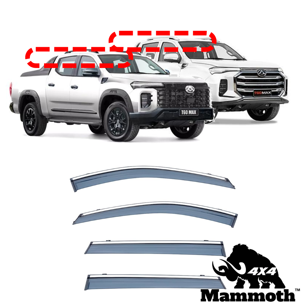 LDV T60 MAX 2022+ Mammoth 4x4 Weather Shields