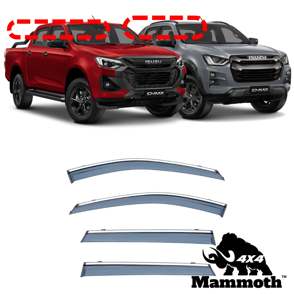 Isuzu D-MAX RG 2020+ Mammoth 4x4 Weather Shields