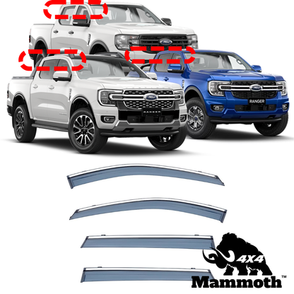 Ford Ranger Next-Generation P703 2022+ AME Weather Shields