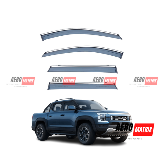 BYD Shark 6 - Window Visor Accessories Trim – Polycarbonate