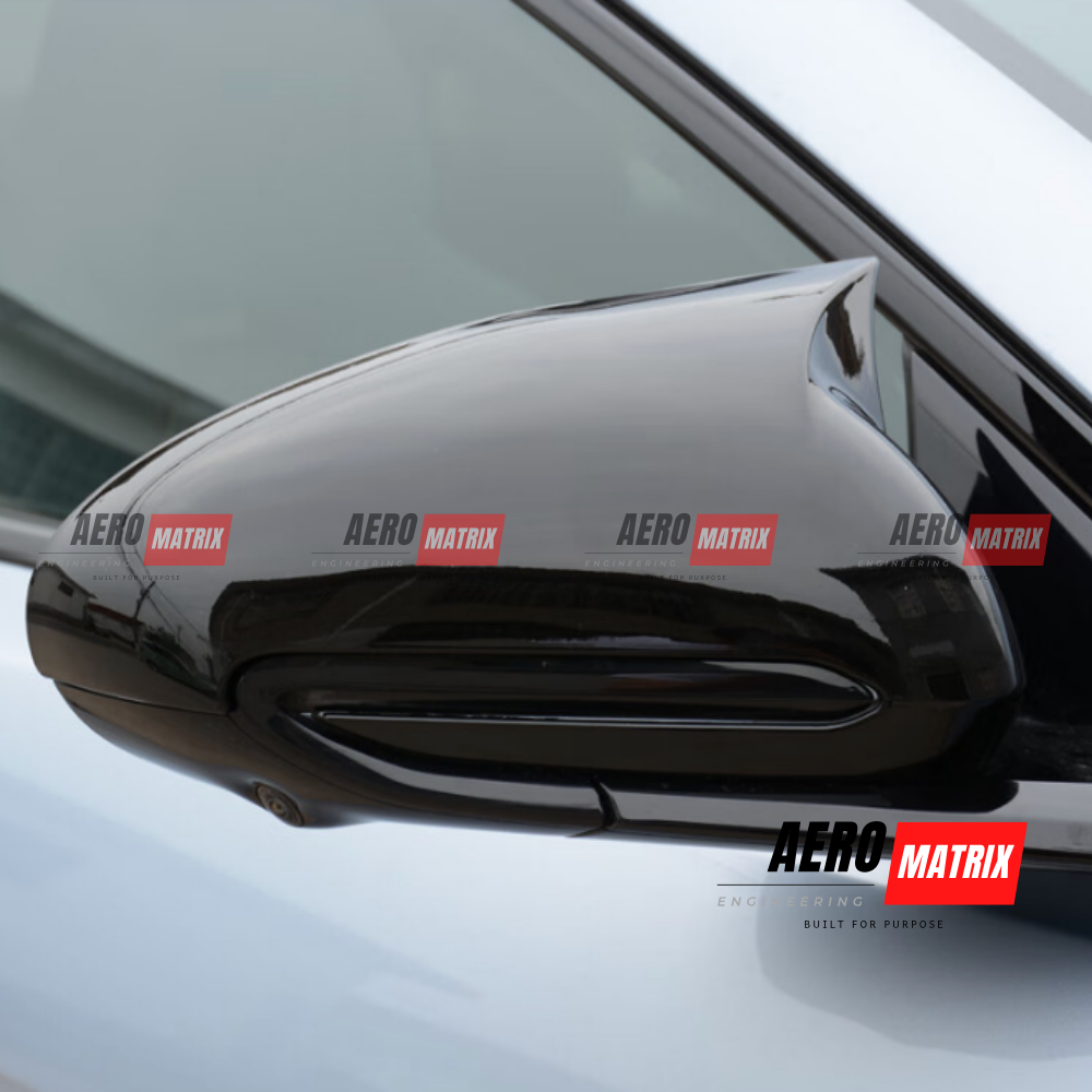 BYD Seal 2022+ - Mirror Covers Horn (Gloss Black) Mirror Covers Horn – Gloss Black