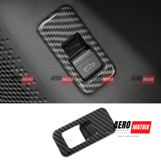 BYD Seal 2022+ - Tailgate Switch Trim (Carbon Fibre Gloss) Tailgate Switch Trim – Carbon Fibre Gloss