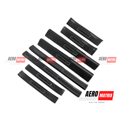 BYD Dolphin 2022+ - Door Trims (Carbon Fibre Gloss) Door Trims – Carbon Fibre Gloss