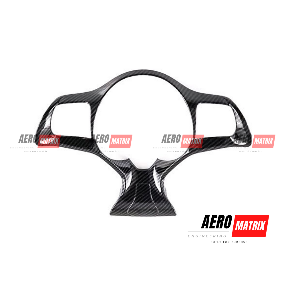 BYD Dolphin 2022+ - Steering Wheel Trim (Carbon Fibre Gloss) Steering Wheel Trim – Carbon Fibre Gloss